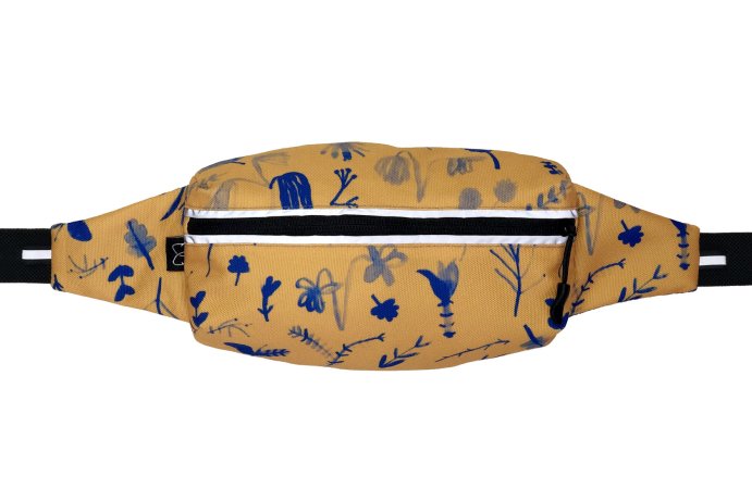 Сумка Enklepp Marathon Waist Bag (flowers orange background) в Твери