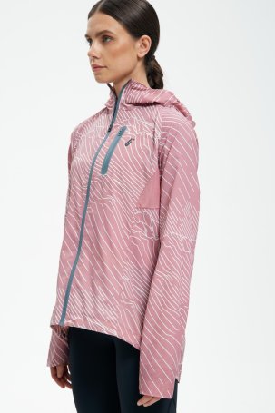 Куртка Bivium &quot;Рельеф&quot; жен. розовый-белый