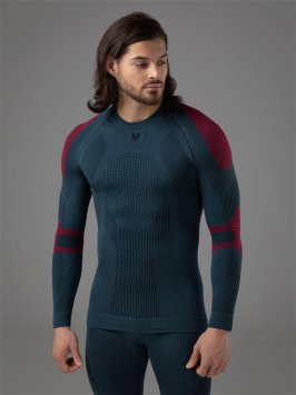 Термобелье V-MOTION ALPINESPORTS Мужской ASM Серый нефтяной