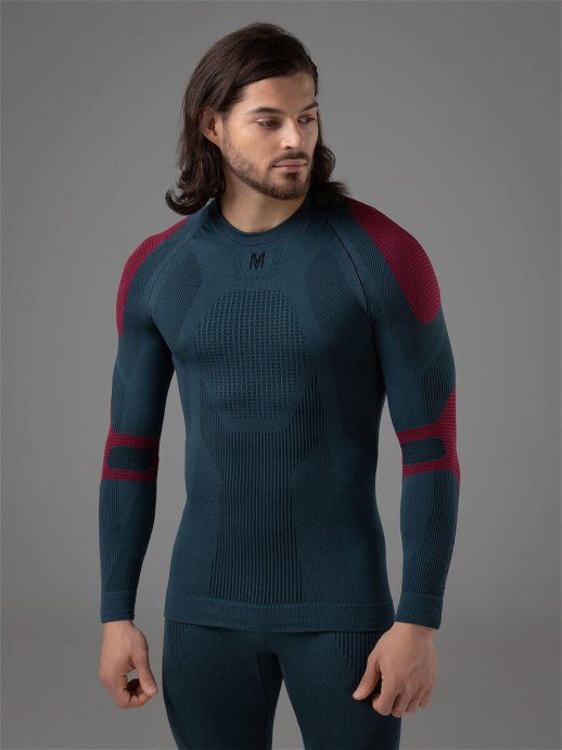 Термобелье V-MOTION ALPINESPORTS Мужской ASM Серый нефтяной