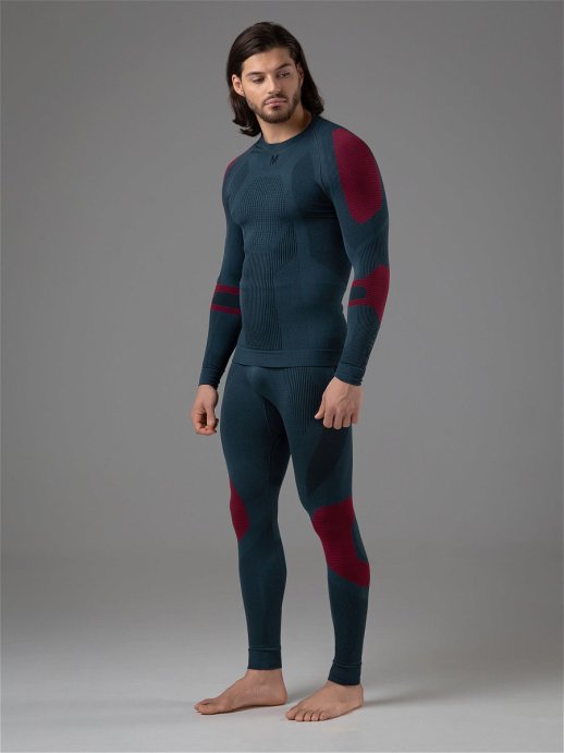 Термобелье V-MOTION ALPINESPORTS Мужской ASM Серый нефтяной