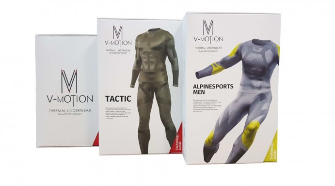 Термобелье V-MOTION ALPINESPORTS Мужской ASM Серый нефтяной