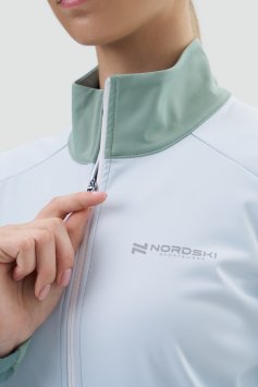 Тренировочная куртка Nordski Pro 2.0 Pearl Blue/Ice Mint W NSW621028