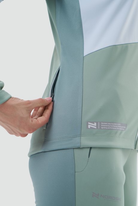 Тренировочная куртка Nordski Pro 2.0 Pearl Blue/Ice Mint W NSW621028
