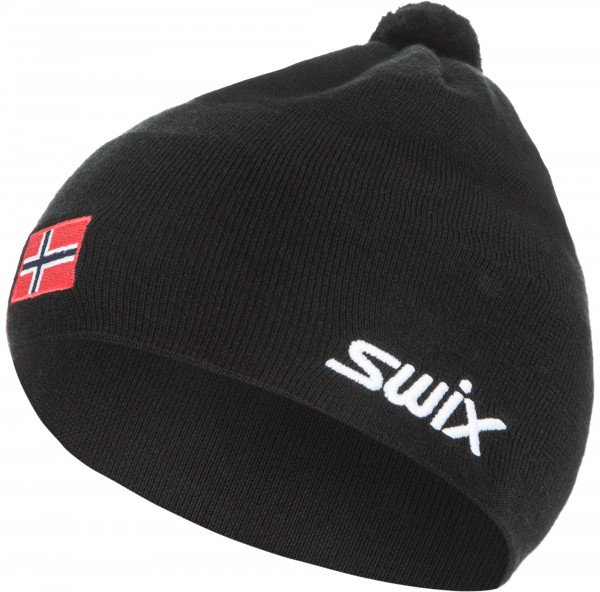 Шапка SWIX Tradition с флагом 46704-10000 чёрный 56 в Твери