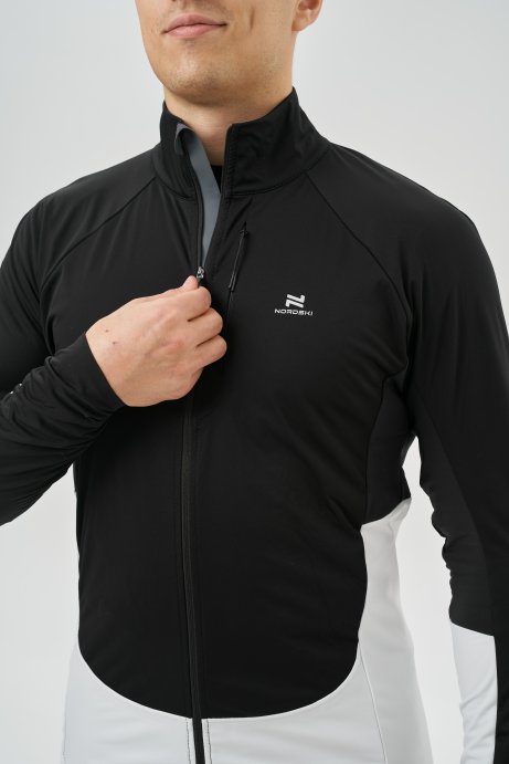 Тренировочная куртка Nordski Race Black/White NSM666112