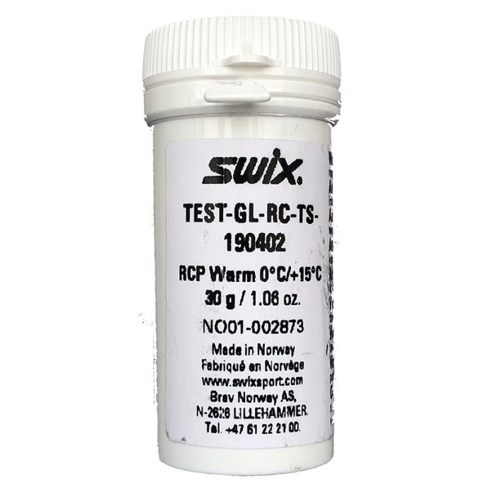 Порошок SWIX Test RCP Warm 0 C/+15C TEST-GL-RC-TS-190402 0/+15 30гр
