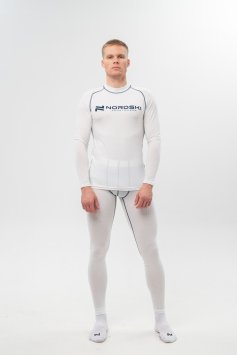 Комплект термобелья Nordski Race White NSM337001