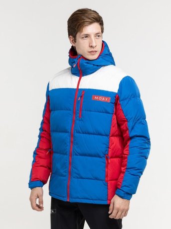 Куртка пуховая MOAX Club Team муж. MX314231/72100 синий/белый