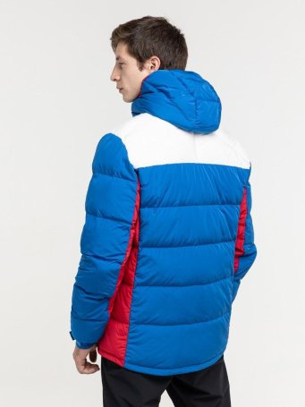 Куртка пуховая MOAX Club Team муж. MX314231/72100 синий/белый