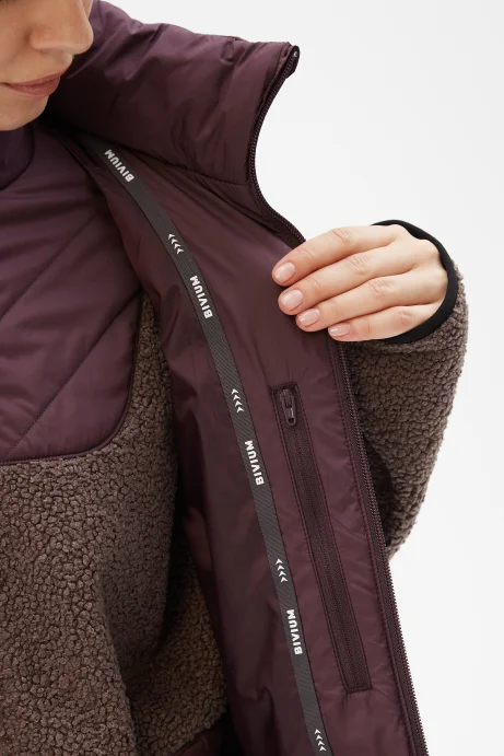 Жилет пуховой Bivium д/ жен. &quot;Unlim&quot; сливовый