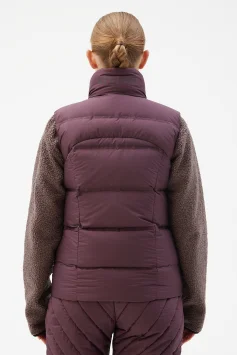 Жилет пуховой Bivium д/ жен. &quot;Unlim&quot; сливовый