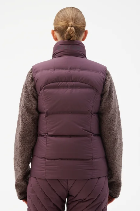 Жилет пуховой Bivium д/ жен. &quot;Unlim&quot; сливовый