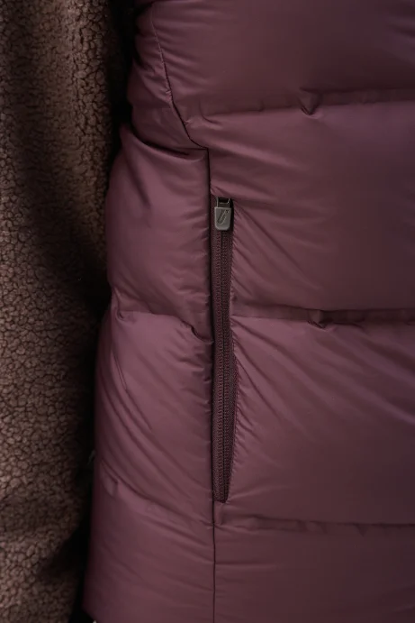 Жилет пуховой Bivium д/ жен. &quot;Unlim&quot; сливовый