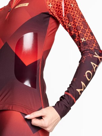 Комбинезон MOAX Sirius Biathlon жен. MX214310B/90000 красный