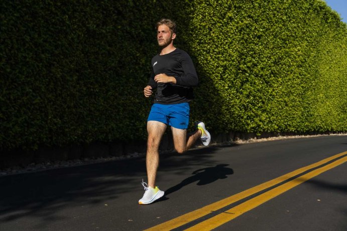 Кроссовки Hoka M BONDI X White / Evening Primrose