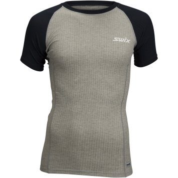 Футболка SWIX RaceX SS муж. 40801/11200 серый меланж