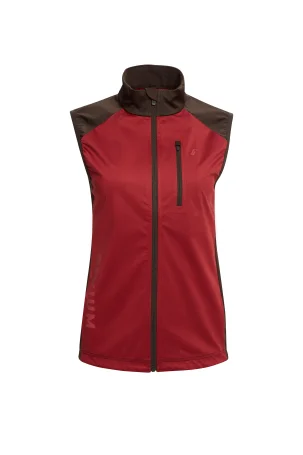 Жилет Bivium "Пик 2.0" жен. бордовый_кофейный