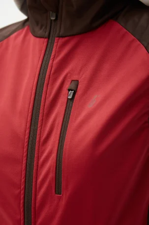 Жилет Bivium "Пик 2.0" жен. бордовый_кофейный