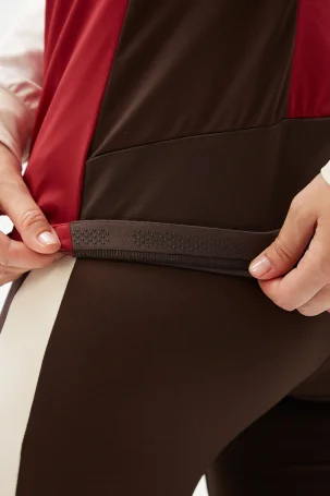 Жилет Bivium "Пик 2.0" жен. бордовый_кофейный