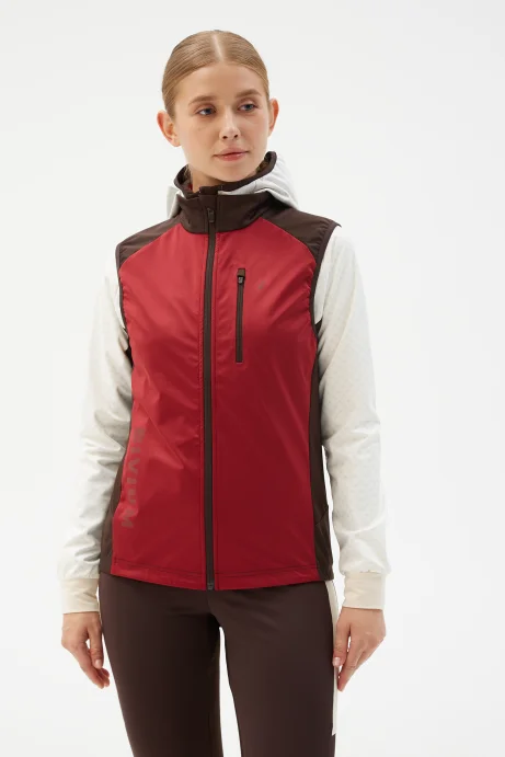 Жилет Bivium &quot;Пик 2.0&quot; жен. бордовый_кофейный