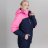 Куртка Nordski Mount Dark Blue/Pink W NSW530951