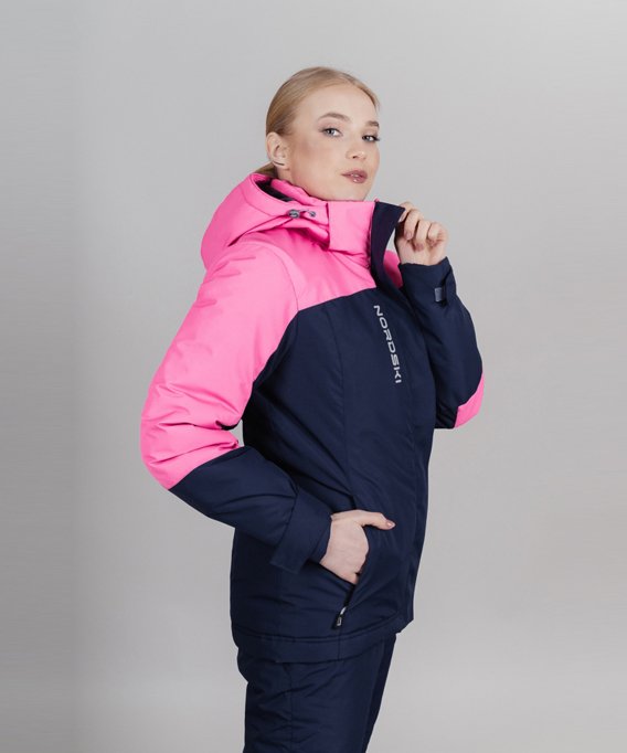 Куртка Nordski Mount Dark Blue/Pink W NSW530951