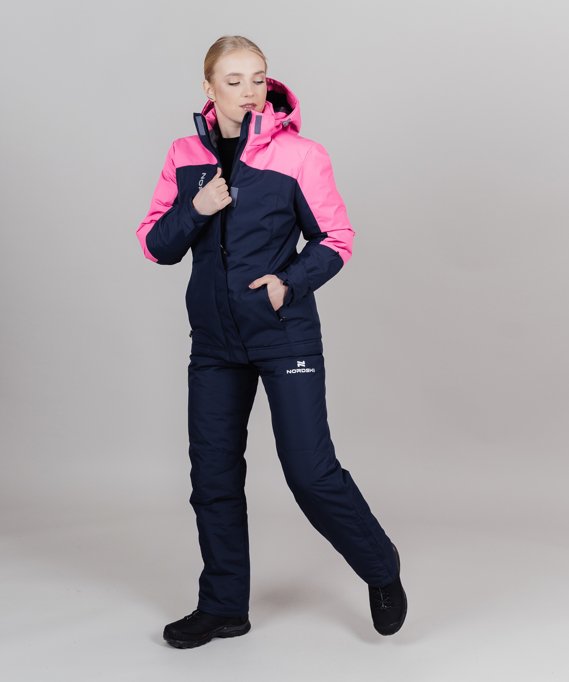 Куртка Nordski Mount Dark Blue/Pink W NSW530951