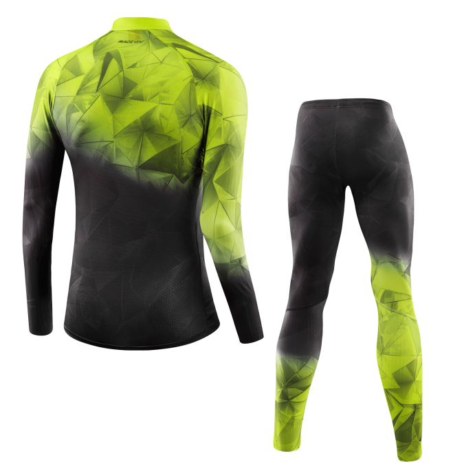 Гоночный костюм LOFFLER WC black/light green EL26289-993