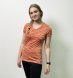 Футболка GTS V-Neck functional жен. 22 коралловый