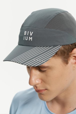 Кепка Bivium серый стандартный козырек
