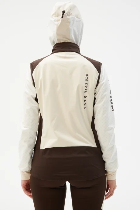 Жилет Bivium &quot;Пик 2.0&quot; жен. молочный_кофейный