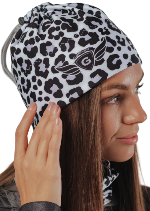 Шапочка outdoor Gamash с отверстием хвоста (Снежный барс), M в Мурманске