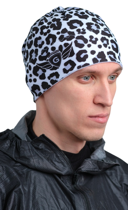 Шапочка outdoor Gamash с отверстием хвоста (Снежный барс), M в Мурманске