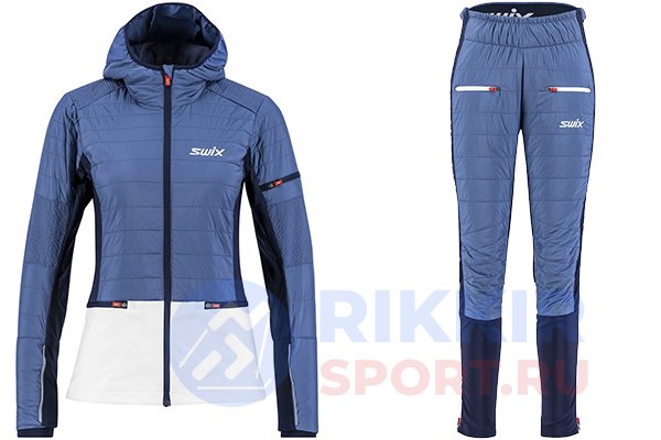 Костюм разминочный SWIX Horizon жен.12486/72102 серо-голубой