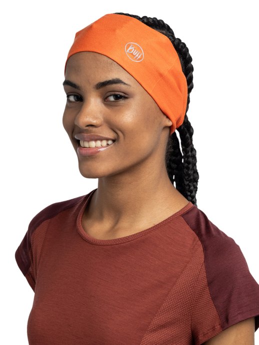 Повязка Buff CoolNet UV Ellipse Headband Solid Poppy 127724.442.10.00 в Твери