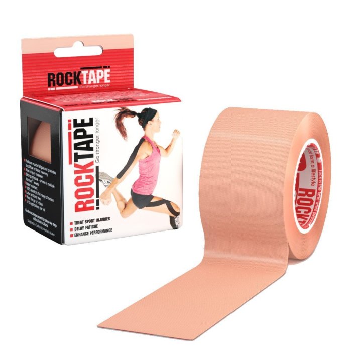 RockTape Кинезиотейп Classic, 5см х 5м, телесный