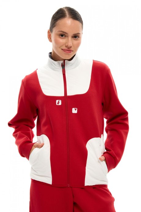 Олимпийка Bivium Vinum 2.0 жен. красный_белый