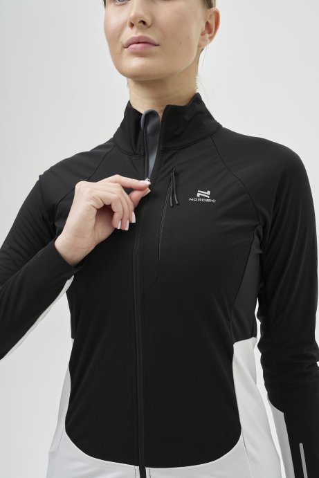 Тренировочная куртка Nordski Race Black/White W NSW766112