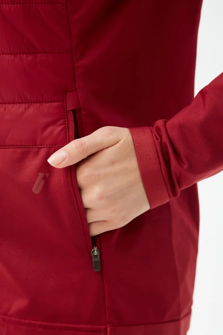 Куртка разминочная Bivium &quot;Комфорт 2.0&quot; жен. бордовый