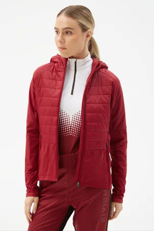 Куртка разминочная Bivium "Комфорт 2.0" жен. бордовый