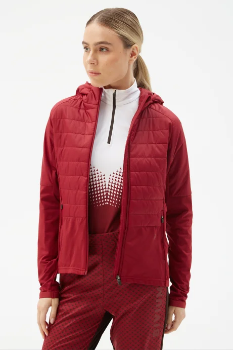 Куртка разминочная Bivium &quot;Комфорт 2.0&quot; жен. бордовый