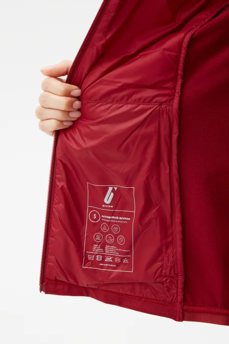 Куртка разминочная Bivium &quot;Комфорт 2.0&quot; жен. бордовый