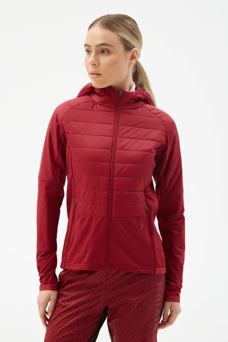 Куртка разминочная Bivium &quot;Комфорт 2.0&quot; жен. бордовый