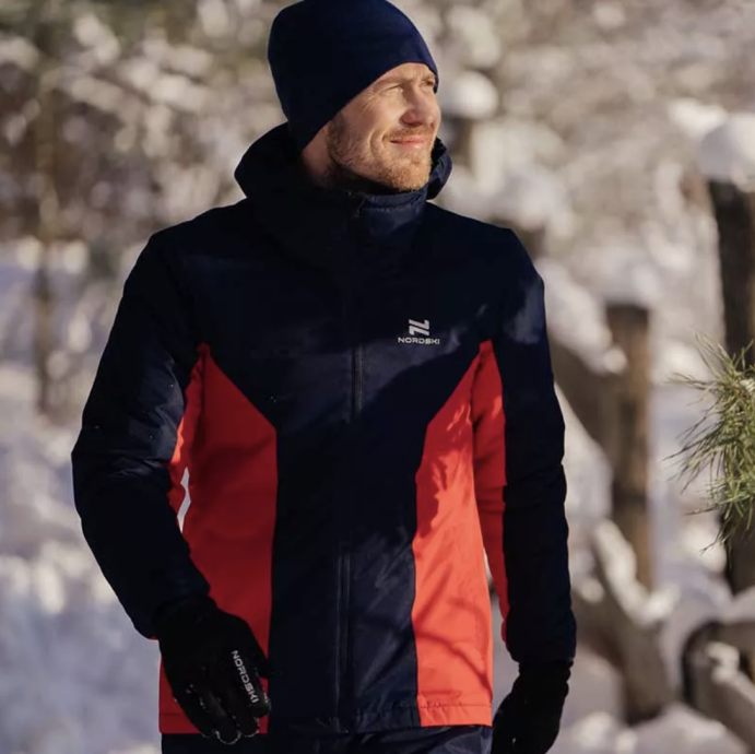 Куртка NORDSKI Base Black Iris/Red NSM760900 в Твери