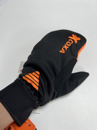 Варежки COXA Mitten Gloves черно-оранжевый
