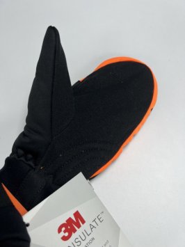 Варежки COXA Mitten Gloves черно-оранжевый