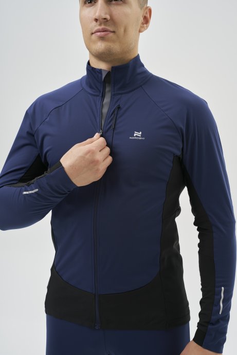 Тренировочная куртка Nordski Race Dark Blue/Black NSM666091