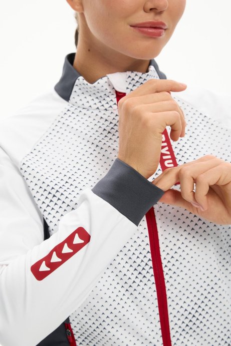 Куртка Bivium Баланс 3.0 жен. белый_графитовый