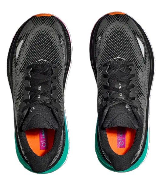 Кроссовки Hoka M Clifton 9 GTX Black Electric Aqua
